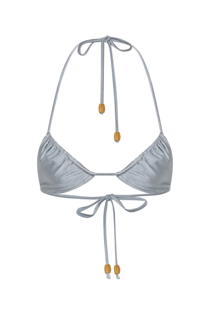 TRIANGLE HALTER-NECK BIKINI TOP