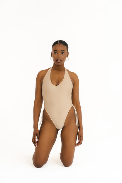 HALTER-NECK SWIMSUIT